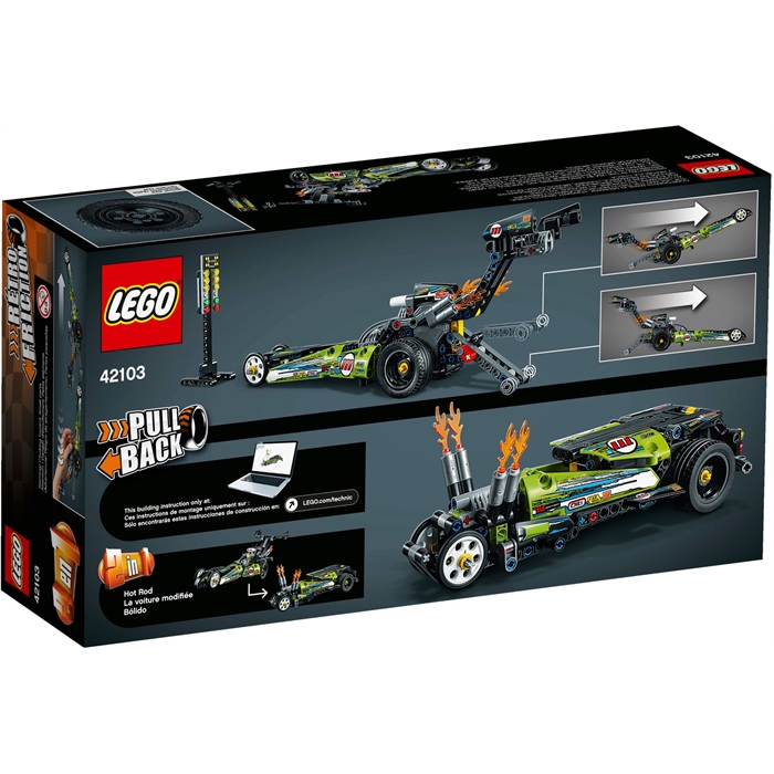 Lego 42103 Technic Drag Yarış Arabası