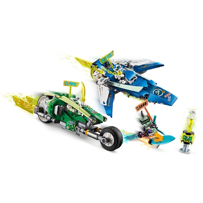 Lego 71709 Ninjago Jay ve Lloyd'un Hızlı Yarışçıları