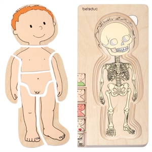 Beleduc İnsan Anatomisi Puzzle - Erkek