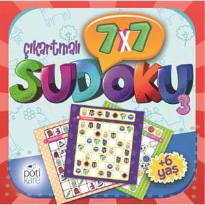 7X7 Çıkartmalı Sudoku - 3