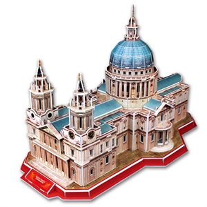 Cubic Fun 3D 107 Parça Puzzle Aziz Paul Katedrali - İngiltere