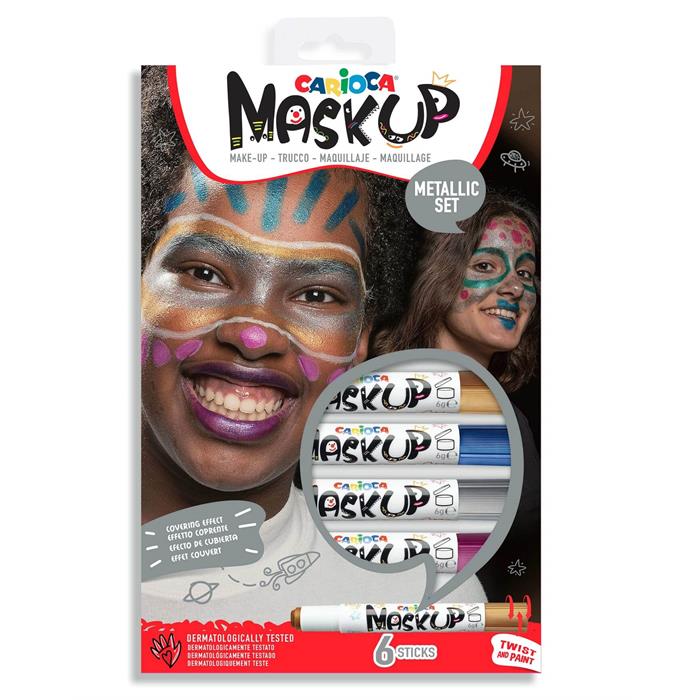 Carioca Mask Up Yüz Boyası - Metalik (6 Renk)