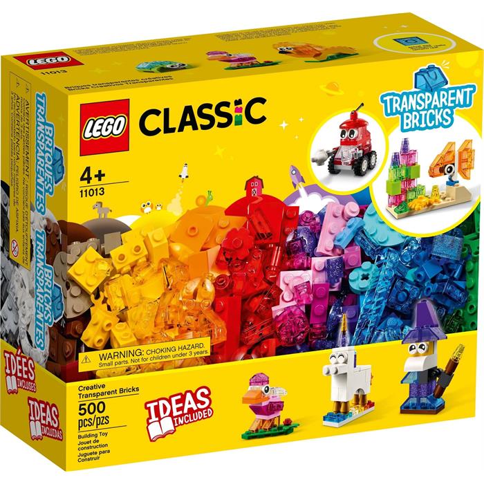 Lego Classic 11013 Transparent Bricks