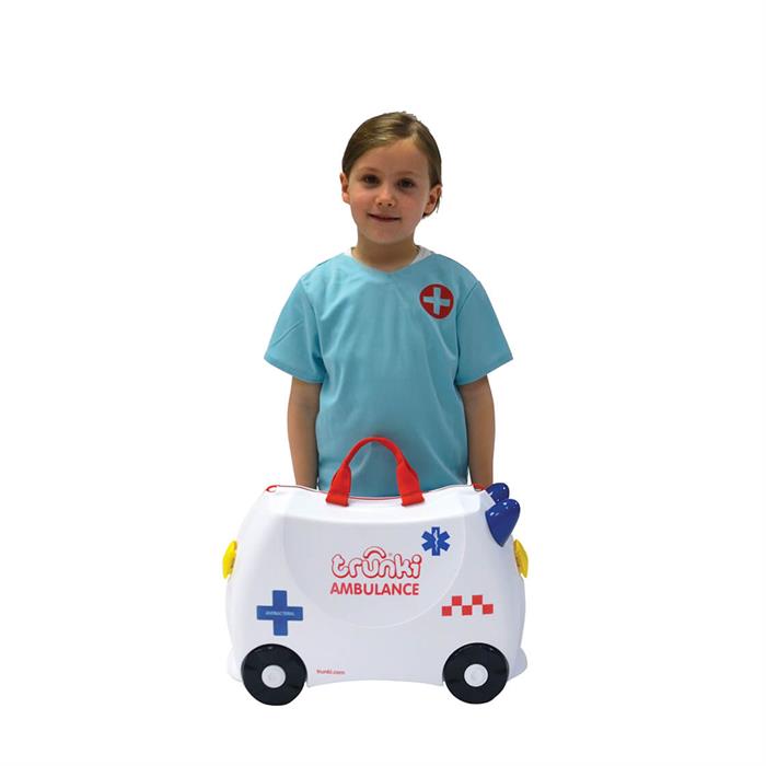 Trunki Çocuk Bavulu - Ambulans Abbie (Antibakteriyel)