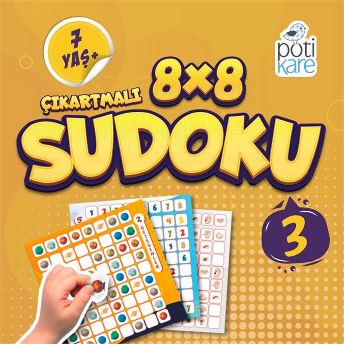 8x8 Çıkartmalı Sudoku - 3