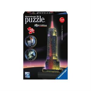 Ravensburger 3 Boyutlu Plastik Puzzle Işıklı Empire State 125661