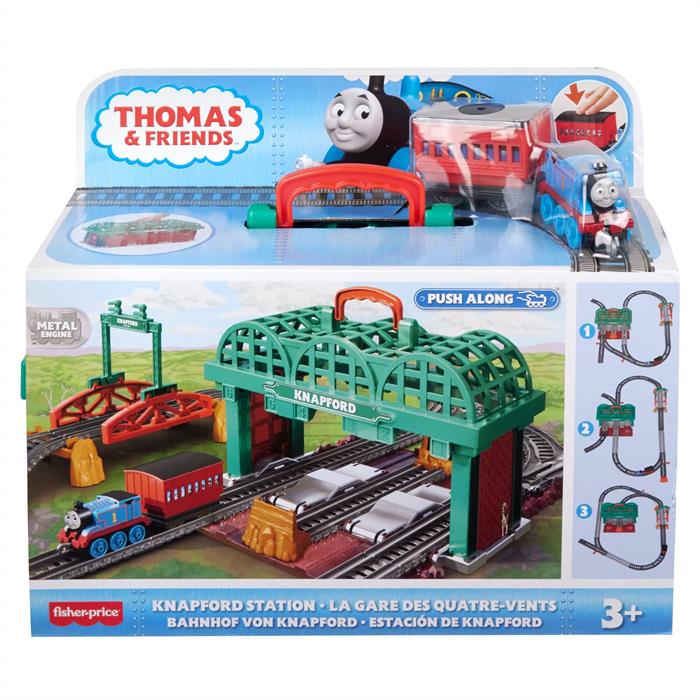 Thomas and Friends Knapford İstasyonu Oyun Seti (Sür-Bırak Trenli)