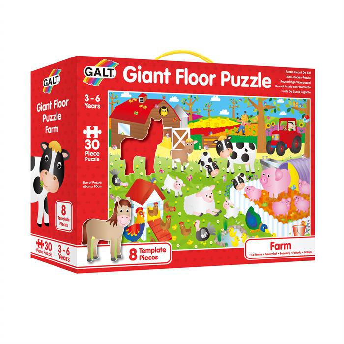Galt Giant Floor Puzzle - Farm 30 Parça