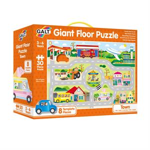Galt Giant Floor Puzzle - Town 30 Parça