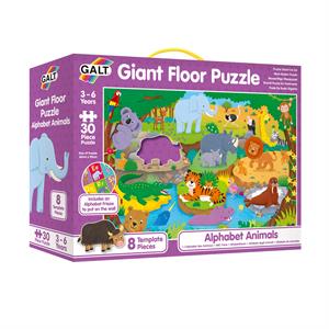 Galt Giant Floor Puzzle - Alphabet Animals 30 Parça