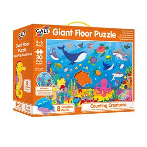 Galt Giant Floor Puzzle - Counting Creatures 30 Parça