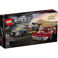Lego Speed Champions 76903 Chevrolet Corvette C8.R Race Car and 1968 Chevrolet Corvette