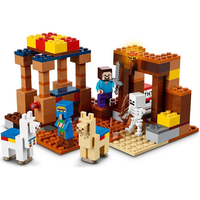 toy Lego Minecraft 21167 The Trading Post MP35226 | Mucit Panda