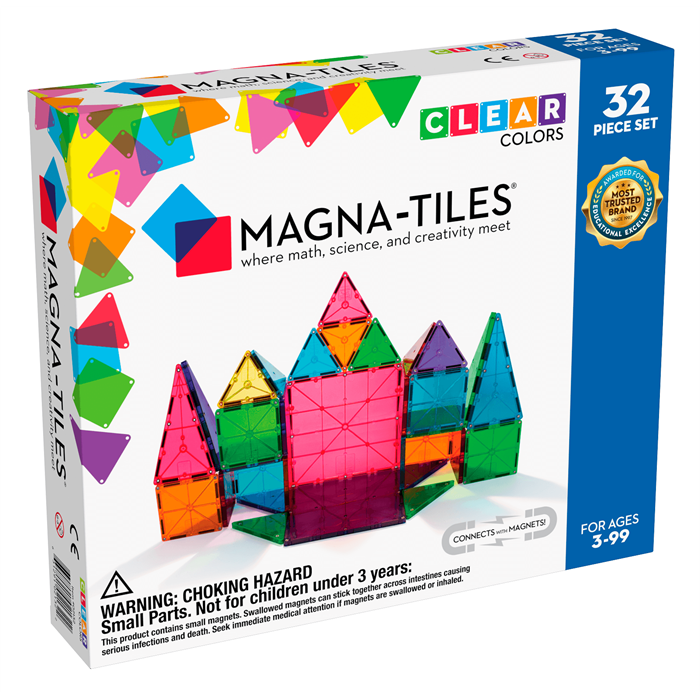 Magna Tiles Clear Color 32 Parça