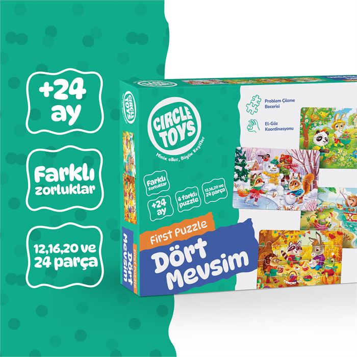 Circle Toys 4 Mevsim Puzzle MP36050 | Mucit Panda