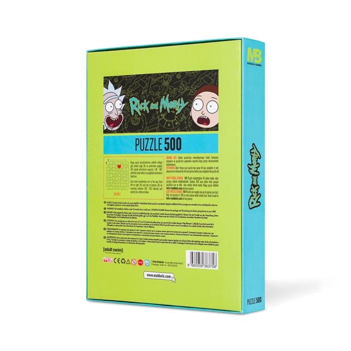 Mabbels Rick And Morty 500 Parça Puzzle