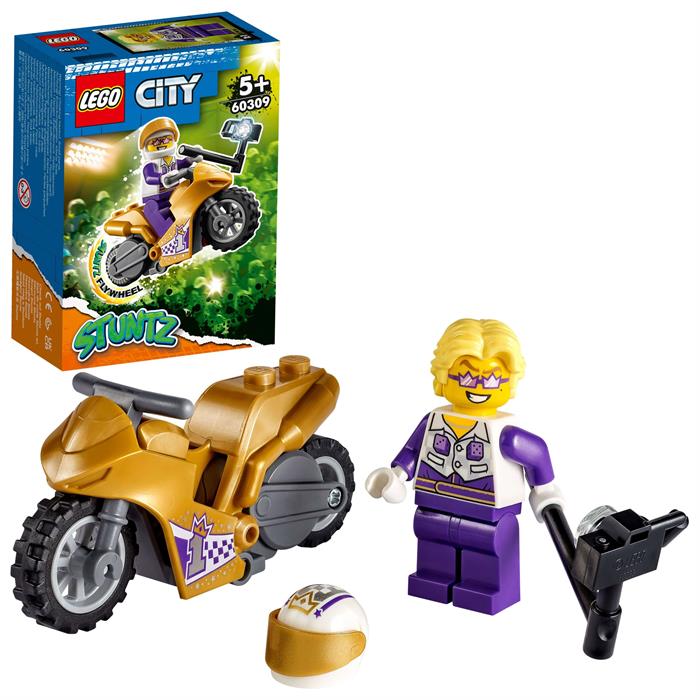 Lego City 60309 Kameralı Gösteri Motosikleti (Çek-Bırak)