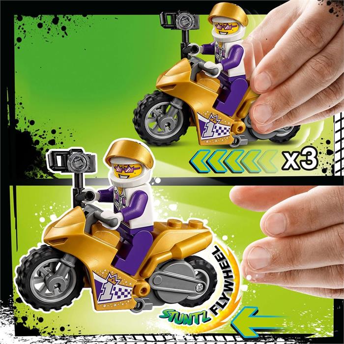 Lego City 60309 Kameralı Gösteri Motosikleti (Çek-Bırak)