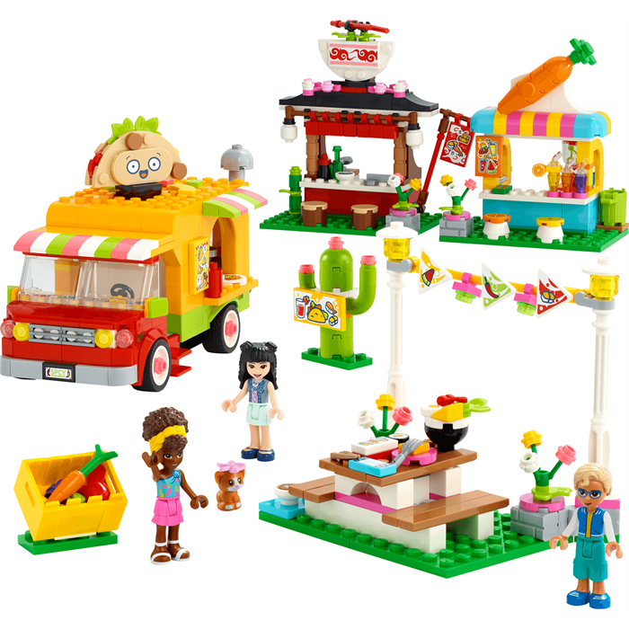 Lego Friends 41701 Sokak Lezzetleri Pazarı Yapım Seti