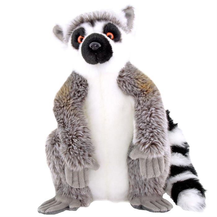 Animals of The World Oturan Lemur Peluş Oyuncak 28cm