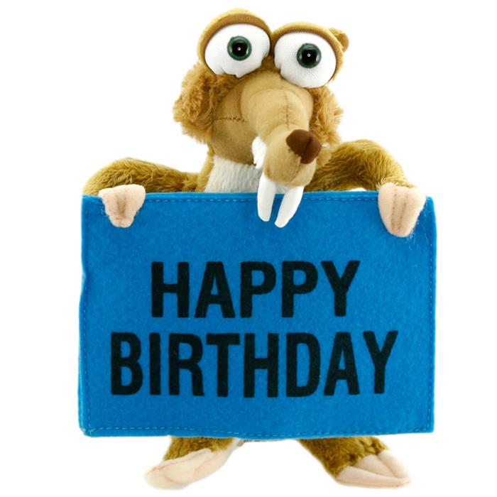 Neco Plush Buz Devri Scrat Happy Birthday Peluş Oyuncak 22cm