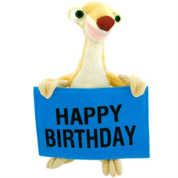Neco Plush Buz Devri Sid Happy Birthday Peluş Oyuncak 22cm