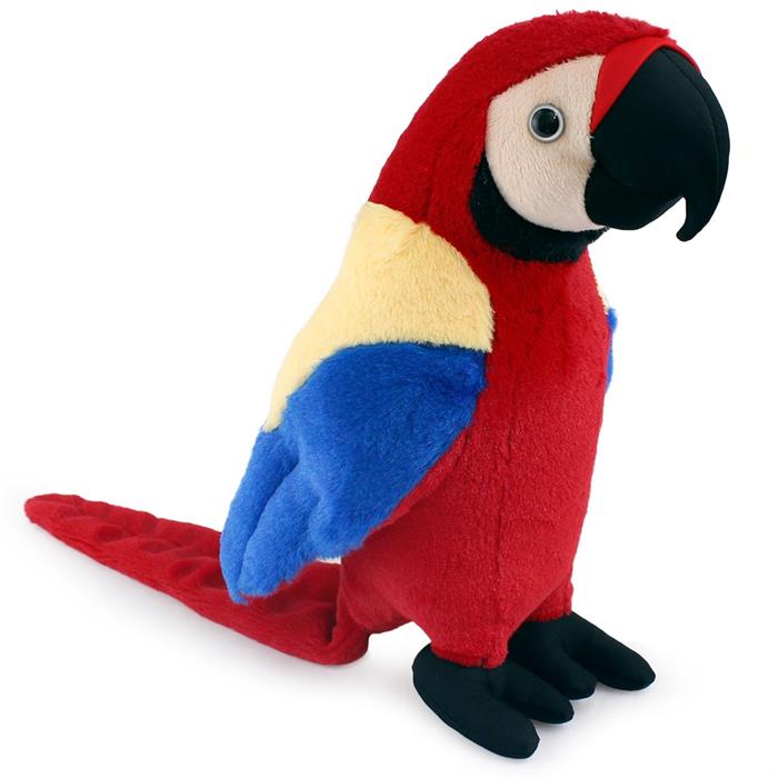 Neco Plush Kırmızı Papağan 35cm Peluş Oyuncak