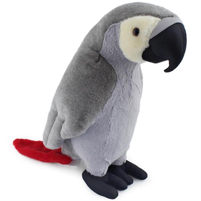 Neco Plush Gri Papağan 35cm Peluş Oyuncak