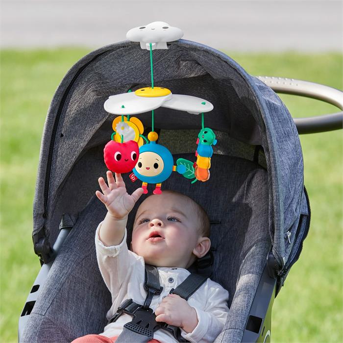 Fisher Price Mutlu Dünya Eğlenceli Bebek Arabası Oyuncağı HBW13