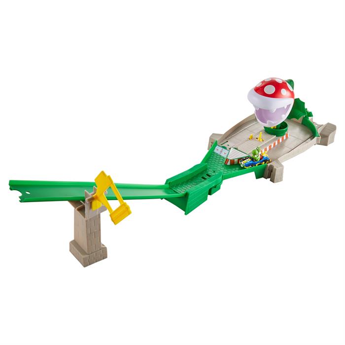 Hot Wheels Mario Kart Çılgın Yaratıklar Oyun Seti Serisi - Piranha Plant Slide GFY47