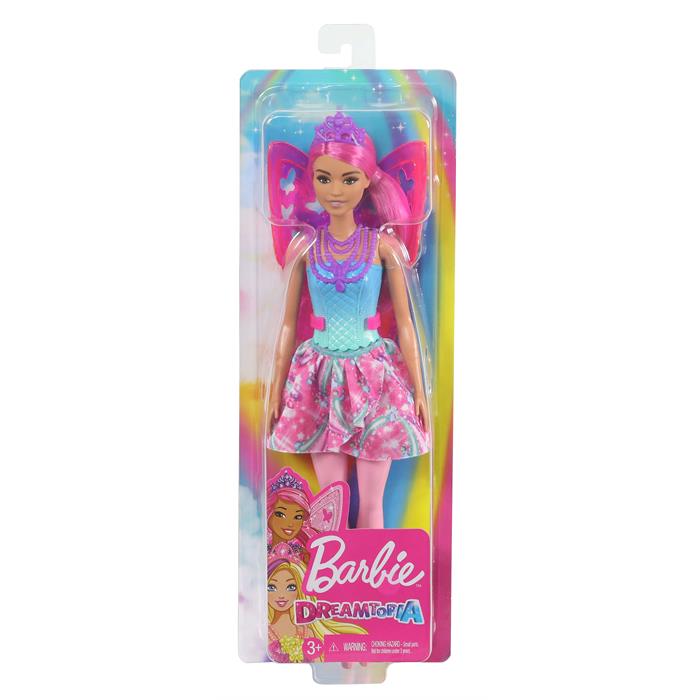 Barbie Dreamtopia Peri Bebekler - Mavi, Pembe Elbiseli, Pembe Saçlı GJJ99