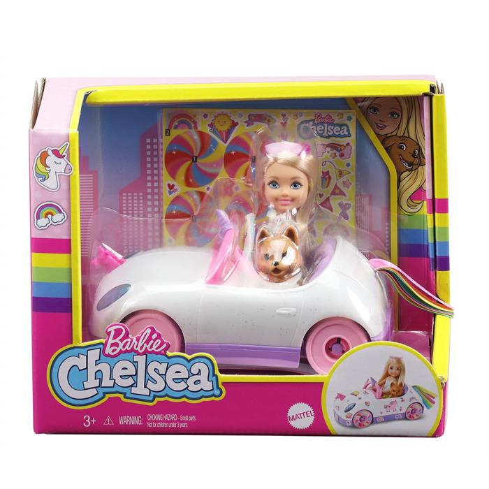 Barbie Chelsea Bebek ve Arabası GXT41