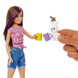 Barbie Kız Kardeşleri Kampa Gidiyor Oyun Seti - Skippe HDF71