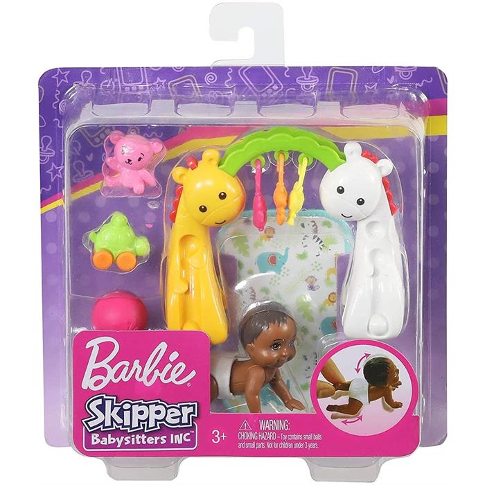 Barbie Bebek Bakıcısı Özellikli Minik Bebekler - Emekleme ve Oyun Zamanı GHV85