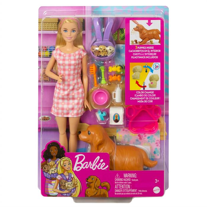Barbie Yeni Doğan Köpekler Oyun Seti HCK75