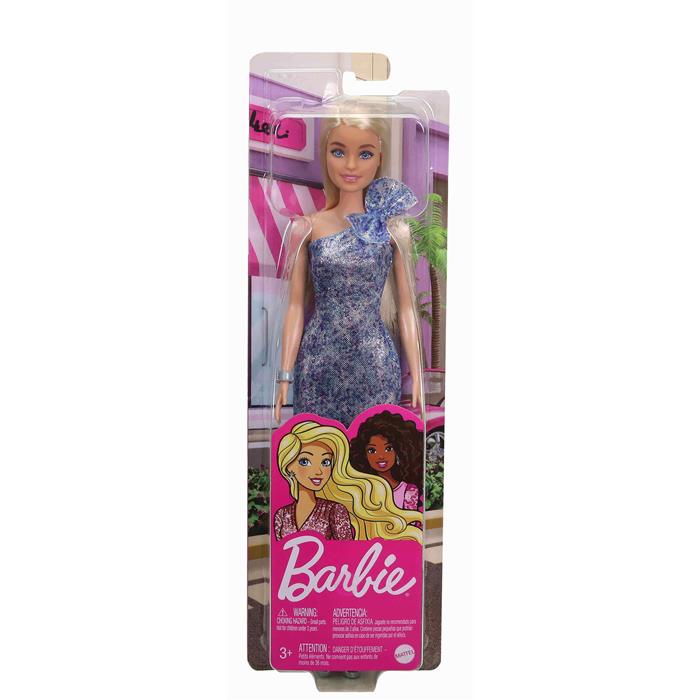 Barbie Pırıltı Bebekler - Mavi Pırıltılı Elbiseli, Sarışın Bebek GRB32