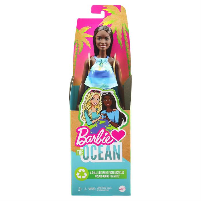 Barbie Okyanusu Seviyor Temalı Bebekler - Mavi Elbiseli GRB37