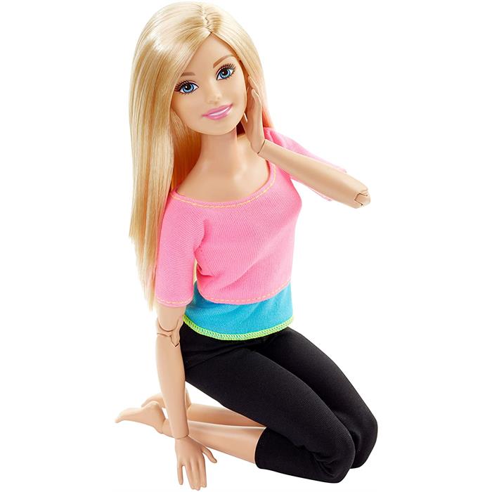 Barbie Sonsuz Hareket Bebeği, Sarışın - Siyah Taytlı DHL82