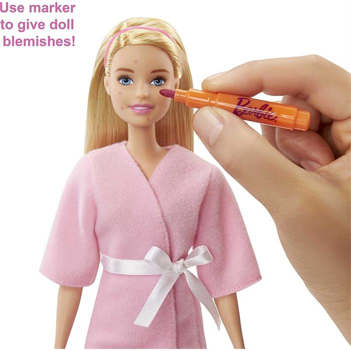 Barbie Wellness - Yüz Bakımı Yapıyor Oyun Seti GJR84