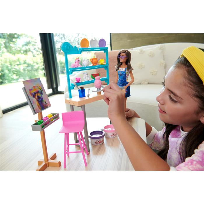 Barbie Sanat Atölyesi Oyun Seti HCM85