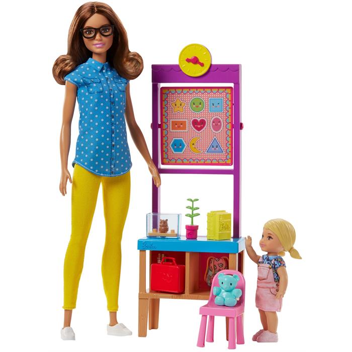 Barbie Okul Tahtalı Öğretmen Oyun Seti FJB30