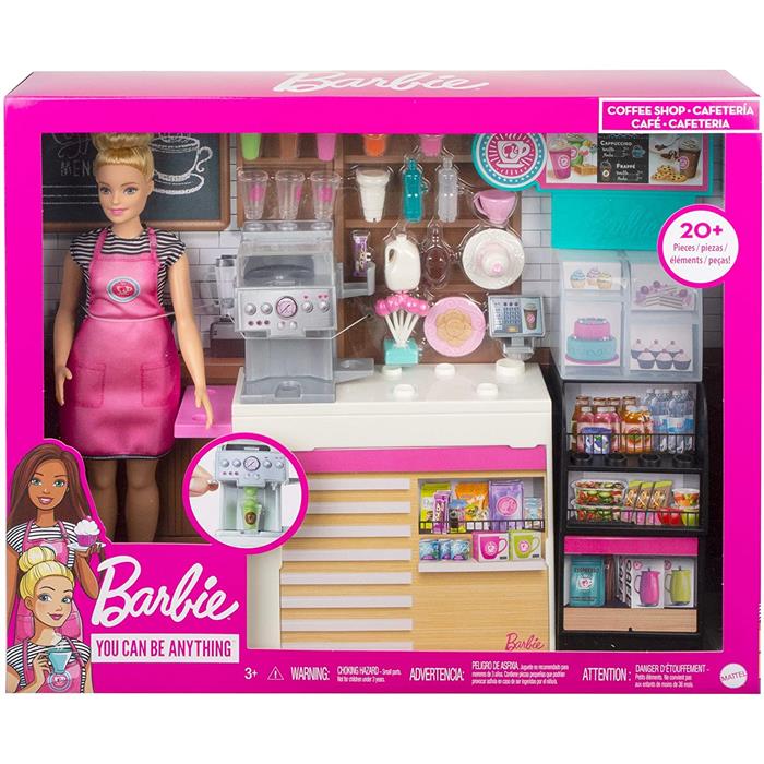 Barbie Kahve Dükkanı Oyun Seti GMW03
