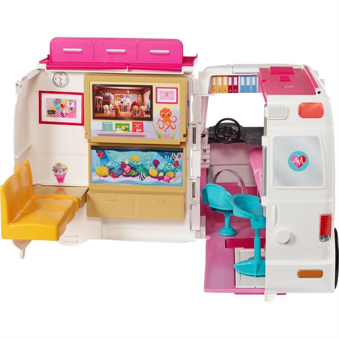 Barbie Ambulansı Oyun Seti FRM19