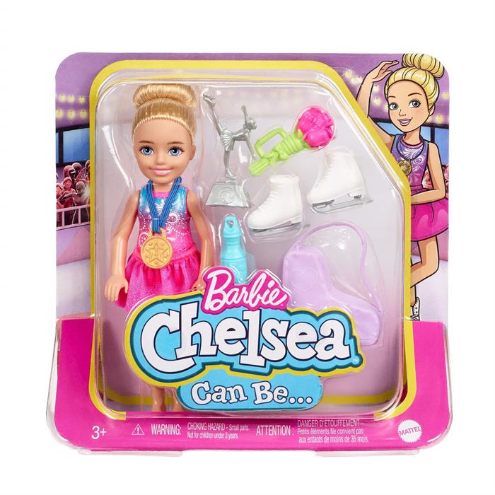 Barbie Chelsea Meslekleri Öğreniyor Bebek Serisi - Buz Pateni HCK68
