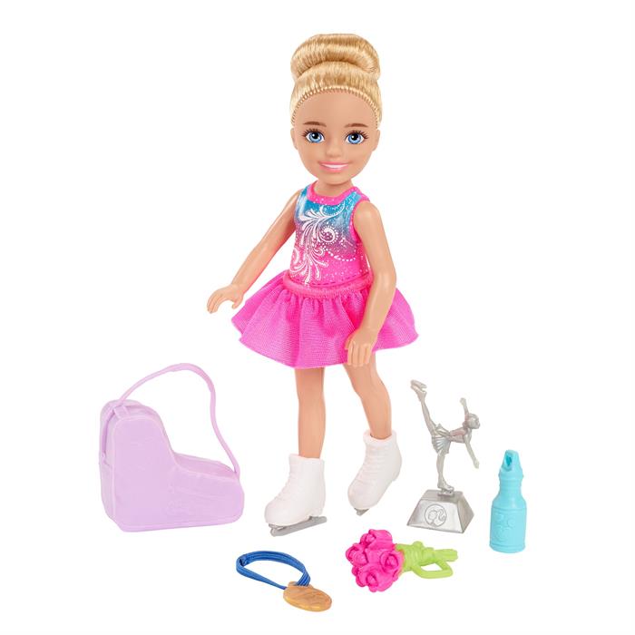 Barbie Chelsea Meslekleri Öğreniyor Bebek Serisi - Buz Pateni HCK68