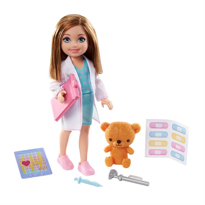 Barbie Chelsea Meslekleri Öğreniyor Bebek Serisi - Veteriner GTN88