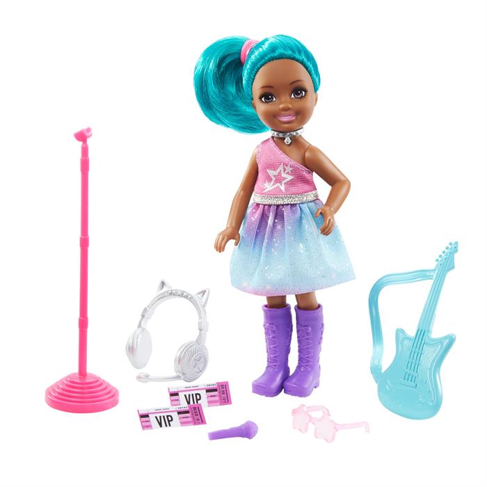 Barbie Chelsea Meslekleri Öğreniyor Bebek Serisi - Pop Star GTN89