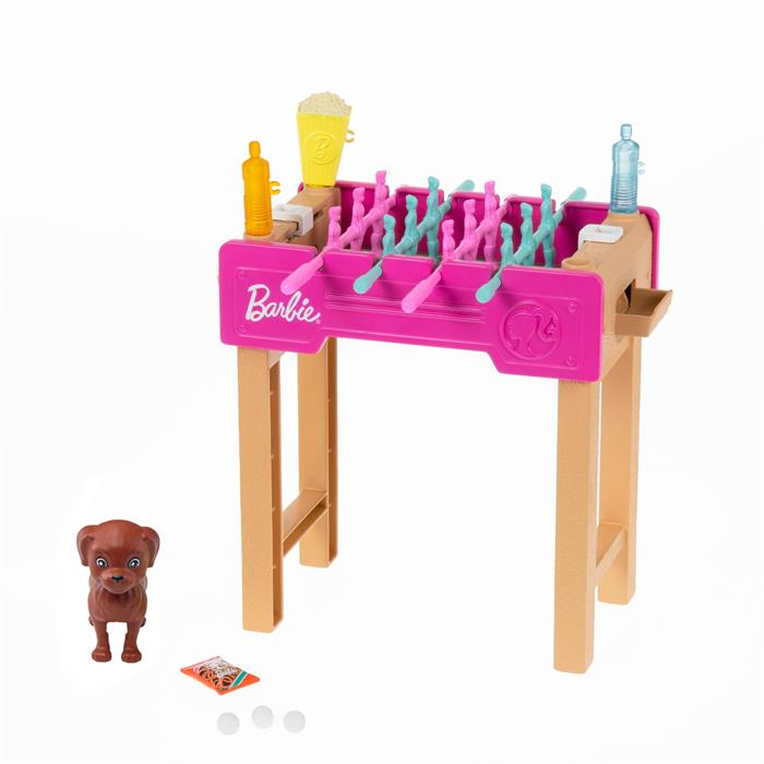 Barbie Ev Dekorasyonu Oyun Setleri - Langırt Oyun Temalı GRG77