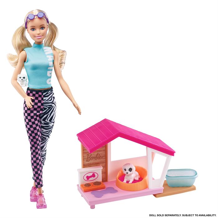 Barbie Ev Dekorasyonu Oyun Setleri - Köpek Bakımı Temalı GRG78