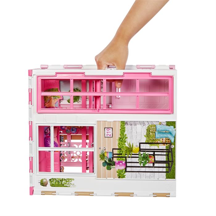 Barbie Taşınabilir Portatif Evi HCD47
